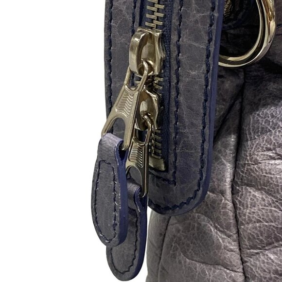 Auth BALENCIAGA The Giant Town 285434 Blue Leather - Handbag - Picture 13 of 15